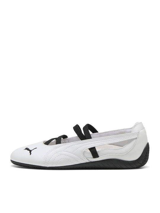 Speedcat Γυναικείες Μπαλαρίνες Sneaker-Style Λευκές