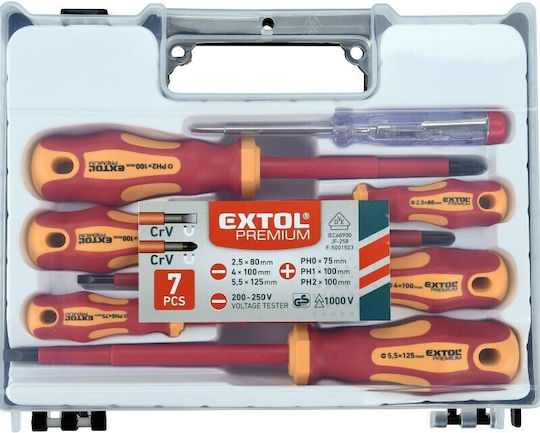 Extol Set 7 Șurubelnițe Premium