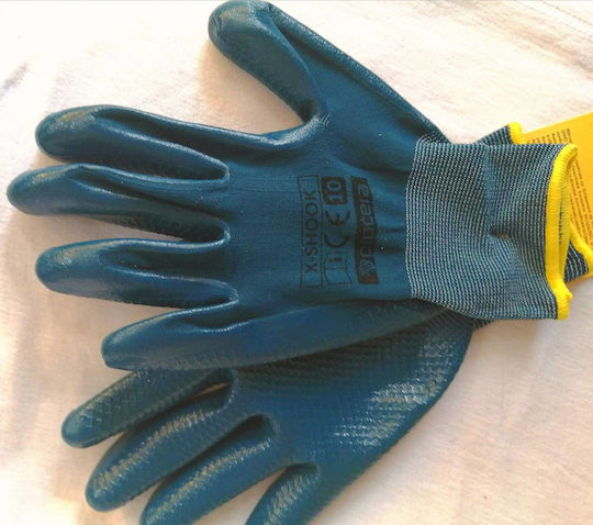 Procera Arbeitshandschuhe Schweißen Grün Nitril/Leder 1Stück