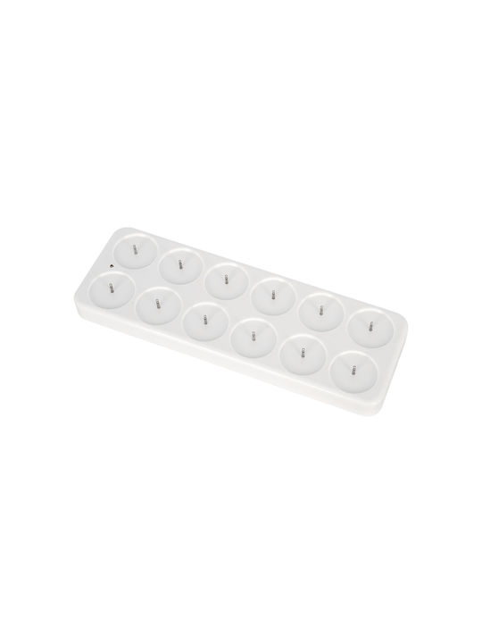 GloboStar Decorative LED Light Warm White 2700K Candle 12pcs 62x33.5x42cm