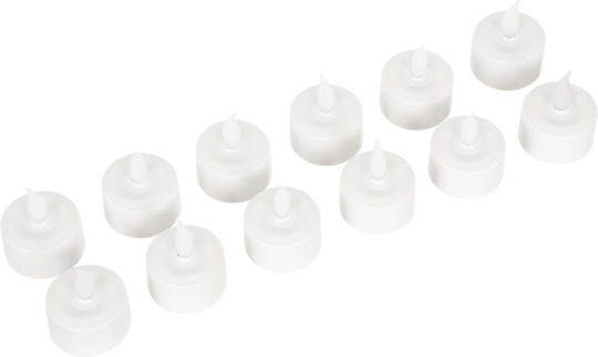 GloboStar Διακοσμητικό Φωτιστικό LED Θερμό Λευκό 2700K Κερί 12τμχ 62x33.5x42εκ.