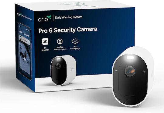 Arlo Pro 6 IP Surveillance Camera Wi-Fi Full HD+ 4MP Waterproof Battery with Two-Way Communication