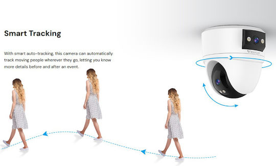 Vstarcam CS2DR IP Surveillance Camera Wi-Fi Full HD+ 3MP Waterproof with Two-Way Communication and Lens 4mm