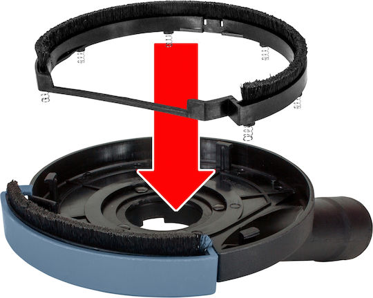Protecție Polizor Unghiular Extol Premium 8807020 Ø125mm Perie