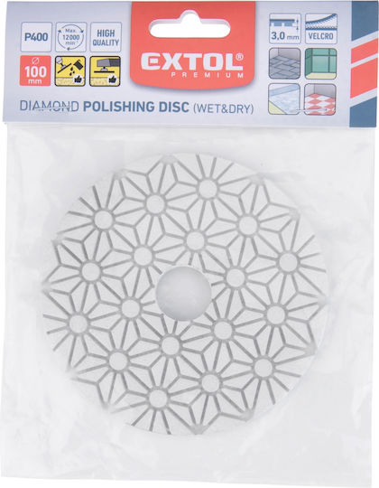 Disc De Șlefuire Diamant Extol Premium 8803096 Ø100mm P400