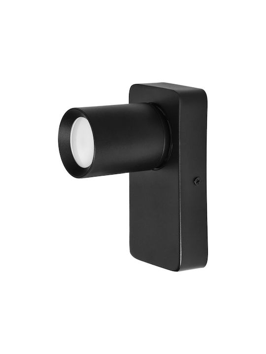 Orno Single Spot with Socket GU10 in Black Color