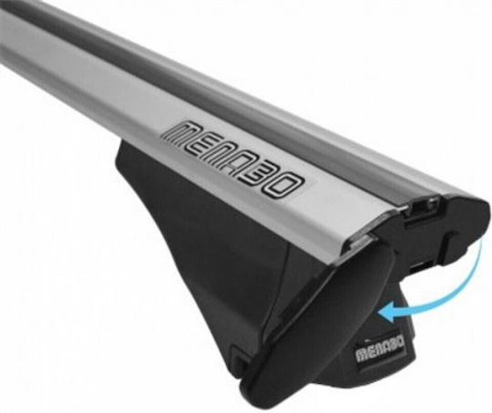 Menabo Aluminum Roof Bars Blade L Silver 127 Cm Ends Alfa High Toyota Proace City Verso K0 2018> Raised Rails 2 Pieces 12930/mb Mp.12930/mb-4