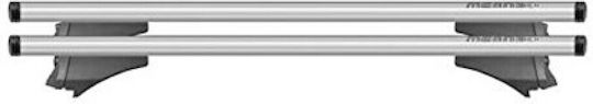Menabo Car Roof Bars Aluminum Blade L Silver 127 Cm End Alfa High Opel Combo E 2018 Raised Rails 2 Pieces 12930/mb Mp.12930/mb-2