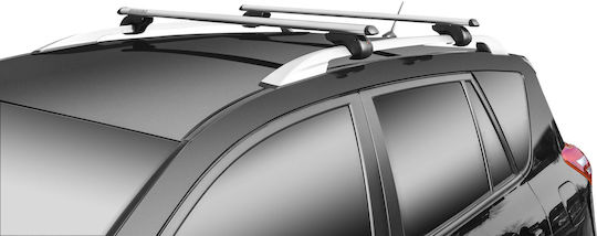 Menabo Car Roof Bars Aluminum Brio 120 Cm Silver Color Ford Transit Courier 2014> Raised Rails Parallel Bars Gap 2 Pieces 4000/mb Mp.4000/mb-94
