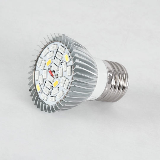 GloboStar LED Bulb 28W for E27 Socket and MR16 Shape Red 840lm Dimmable