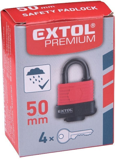 Extol Lăcăt Potcoavă cu cheie 50mm Black 1buc
