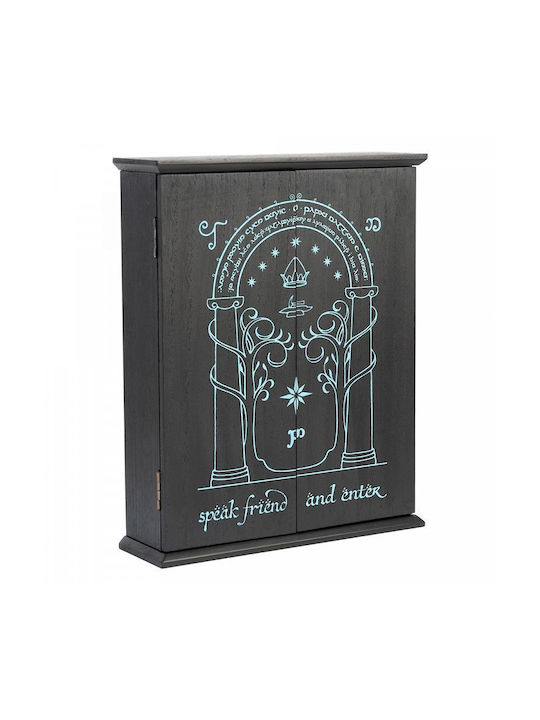 Grupo Erik Wooden Wall Key Box With Lock 21x6x26cm