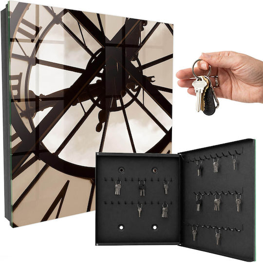 Tulup Metallic Key Hooks 50 Hooks 30x30x5cm