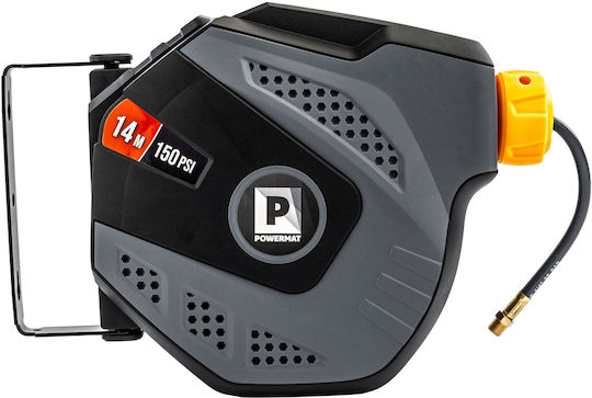 Powermat Pm-abnw-14-m Furtun Pneumatic 14m 150 Psi Tambur Automat 3.6 Kg