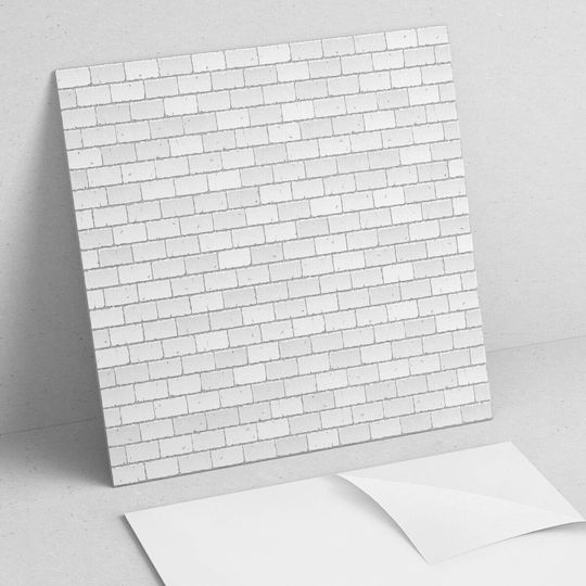 Easy Install Vinyl Tile Set Wall Brick Design 9x30x30 Cm