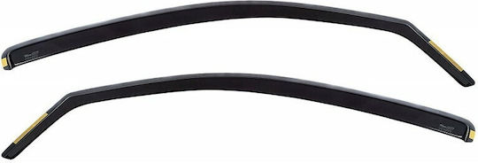 Heko Set of Windbreakers Front Car Dark Fime for Opel Astra G 3D 1998 2pcs