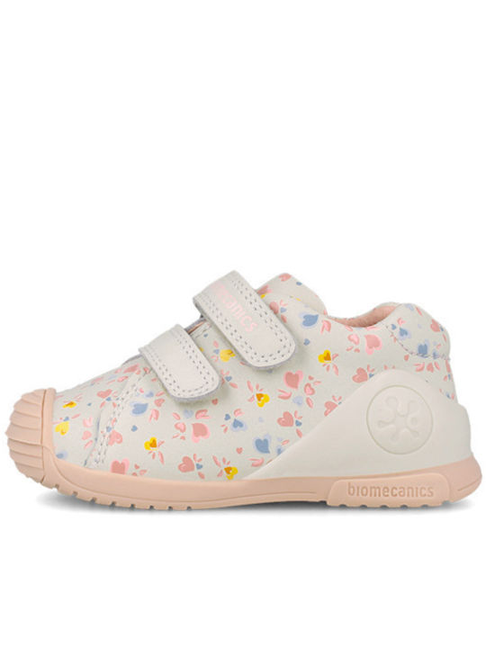 Kids Sneakers with Hoop & Loop Closure Multicolour