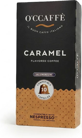 O'Ccaffè Capsule Espresso Caramel Compatibile cu Mașina Nespresso 10capace