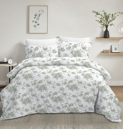 Olia Home Set Single 3buc 170x260cm Dusty Green