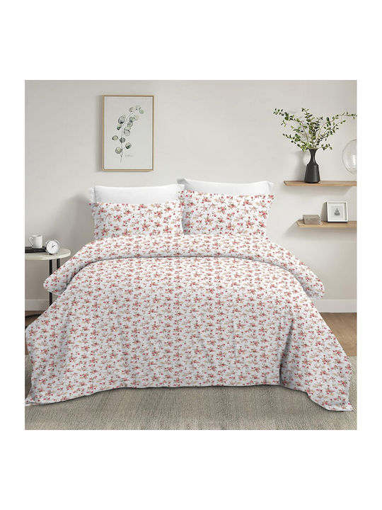 Olia Home Set Cearșafuri Single 170x260cm. Floral 3buc