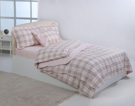 Silk Fashion Bed Sheet Set With 2 Pillowcases Super Double 230x260cm 3 Pieces