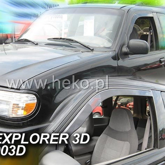 Heko Set deflectoare de vânt Dark Fime pentru Ford Explorator 2buc