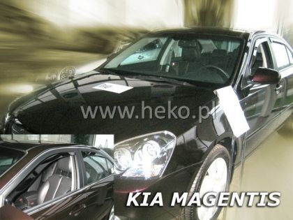 Heko Set of Windbreakers Front Car Dark Fime for Kia Opirus 2pcs
