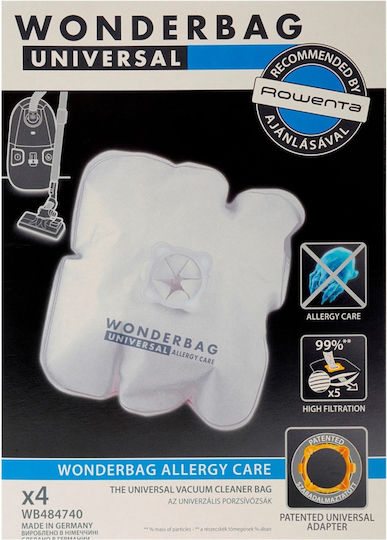 Rowenta Sac Aspirator 4buc Compatibil cu Aspirator Rowenta