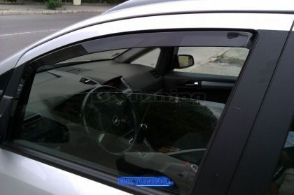 Heko Set of Windbreakers Front Car Dark Fime for Opel Zafira 2pcs