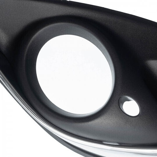 Opel Corsa D 2011-2014 Grilă Stângă a Barei de Protecție Deschidere Proiector Bandă Cromată 13286025
