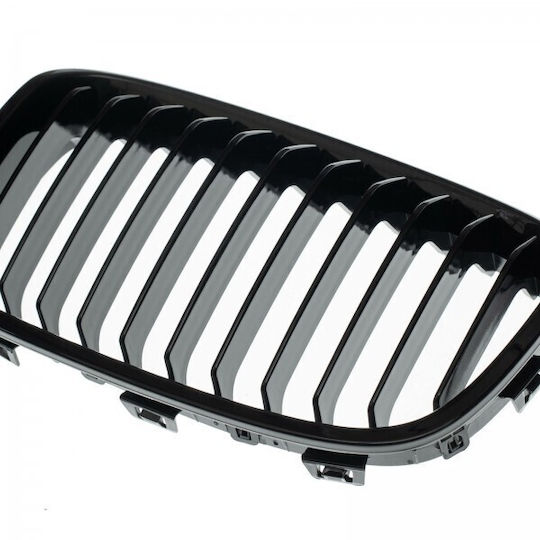 BMW 1 F20 2011.08-2015.07 Autostoßstangen Glänzendes Schwarzes Set 2 Stück