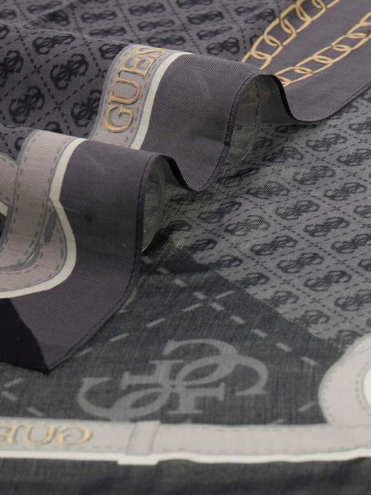 Guess Guess Damen Seidenschal Schwarz