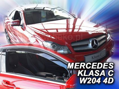 Heko Set deflectoare de vânt Dark Fime pentru Mercedes-Benz Clasa C 2buc