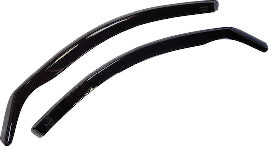 Heko Set of Windbreakers Front Car Dark Fime for Opel Vectra 2pcs