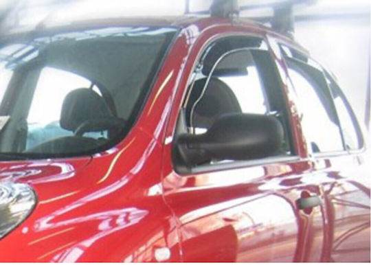 Heko Set of Windbreakers Front Car Dark Fime for Nissan Micra K12 5D 2002 2pcs