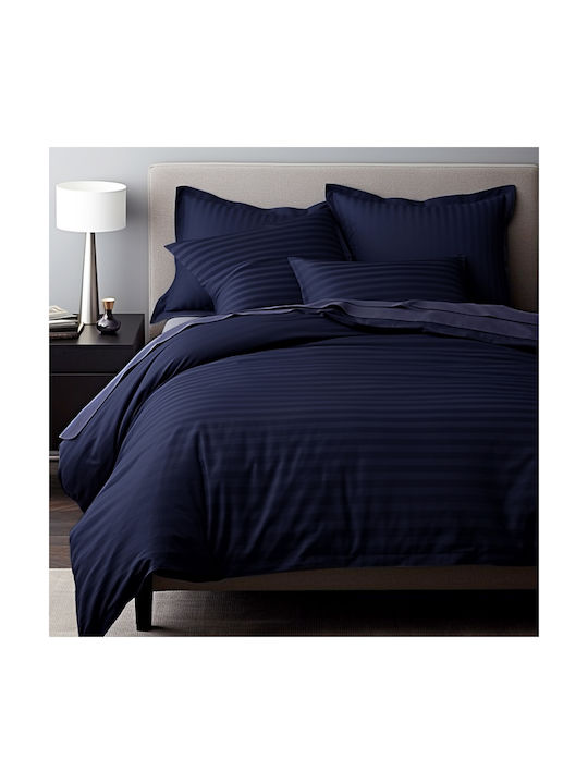 Darymex Μαξιλαροθήκη Navy Blue 70x80εκ.
