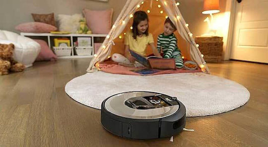 iRobot Roomba Combo I8 Σκούπα Ρομπότ με Οπτική Χαρτογράφηση Ασημί