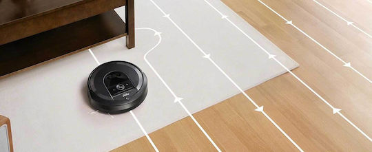 iRobot Roomba Combo I8 Σκούπα Ρομπότ με Οπτική Χαρτογράφηση Ασημί