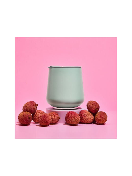 Fellow Set White Wine Glasses / Cocktail/Drinking Glasses Stainless Steel Green Colour 355ml 2 Pieces