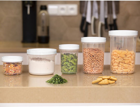 Vilde Lunchbox Kunststoff Weiß Geeignet für die Mikrowelle 560ml 1Stück