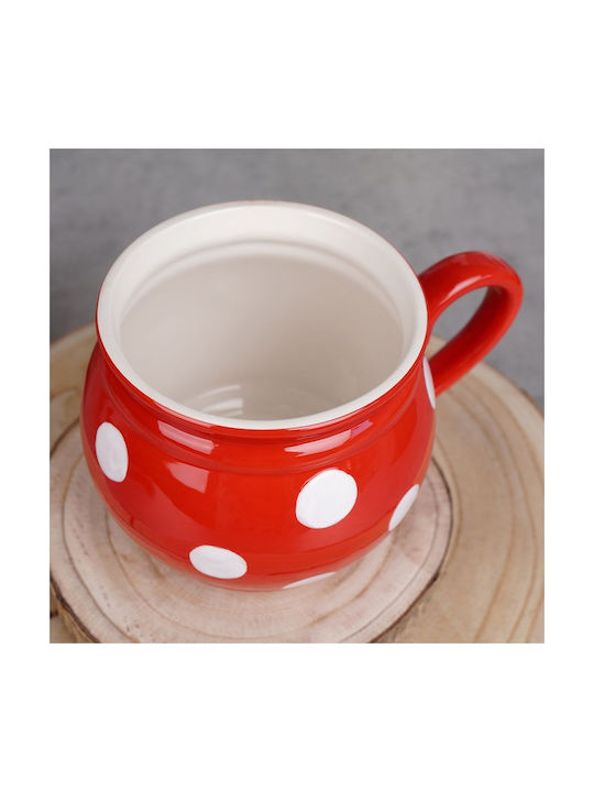 Orion Mug Ceramic Red 950ml