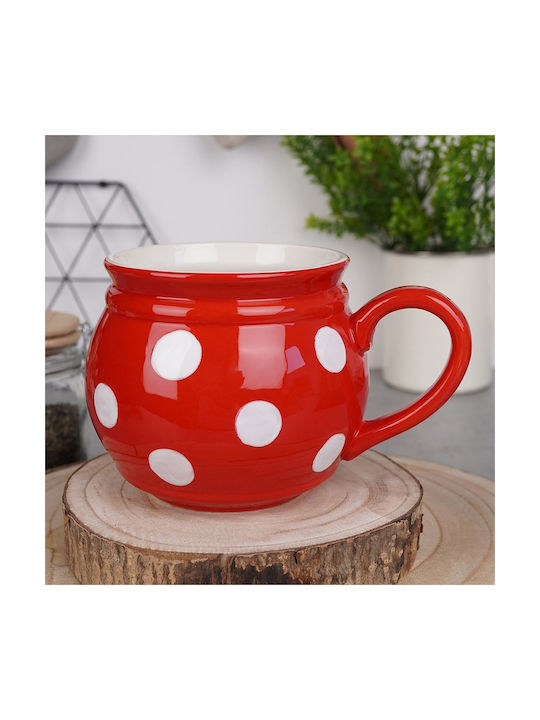 Orion Mug Ceramic Red 950ml