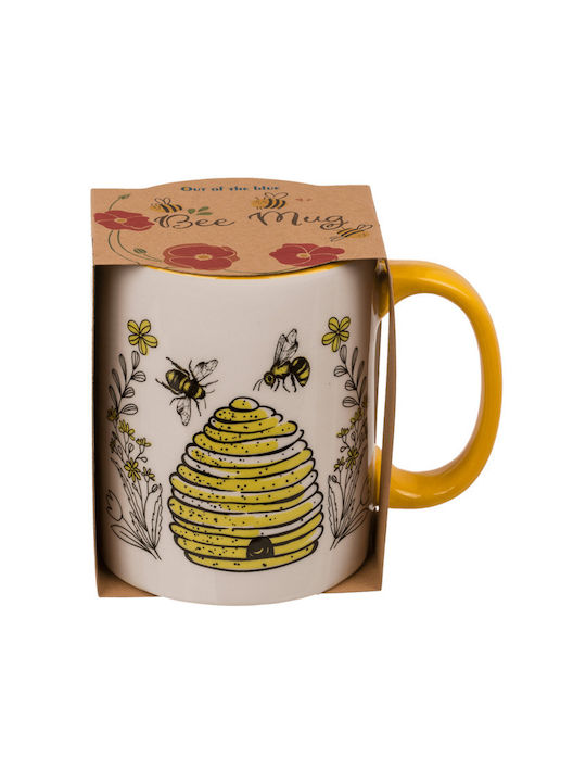 Out of the Blue Honey Ceramic White Mug 250ml