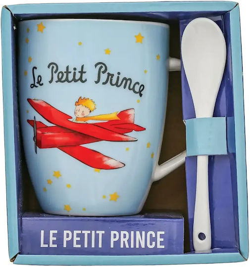 Enesco Kleiner Prinz Becher Keramik Blau 300ml