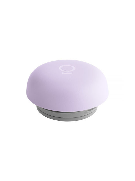 Ceramic Mug with Lid Purple 355ml
