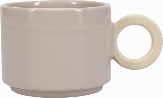 Sans Marque Keramiktasse Grau 280ml