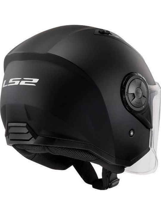 LS2 Airflow Ii Nardo Grey Motorcycle Helmet Jet ECE 22.06 1200gr