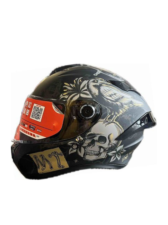 MT Targo S Mat Cască Moto Față Întreagă DOT / ECE 22.06 1450gr