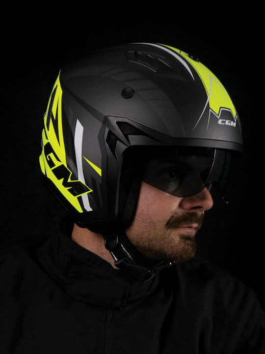 CGM 155X Rush Motorcycle Helmet Jet 1150gr