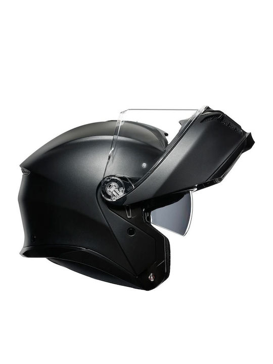AGV Tourmodular Matt Black Motorcycle Helmet Flip-Up ECE 22.06 with Sun Visor